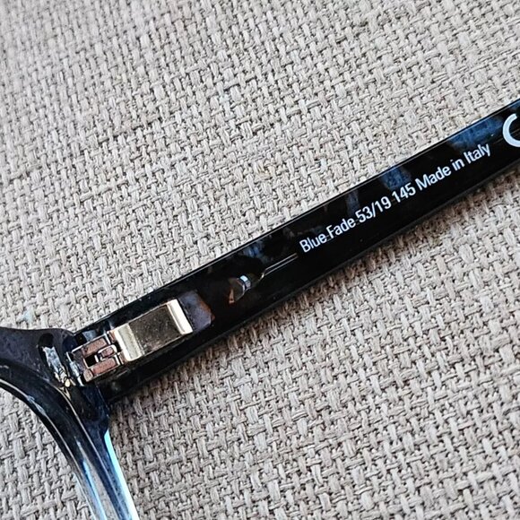 Kirkland Signature Eyeglasses Frame ICARUS BLUE FADE Glasses Made in Italy - Picture 9 of 11